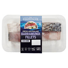 Fresh Australian Barramundi Fillets 2 Pack 260g